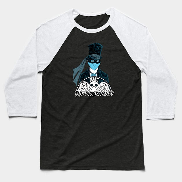 The Black Dandy Insignia Tee Baseball T-Shirt by Bret M. Herholz